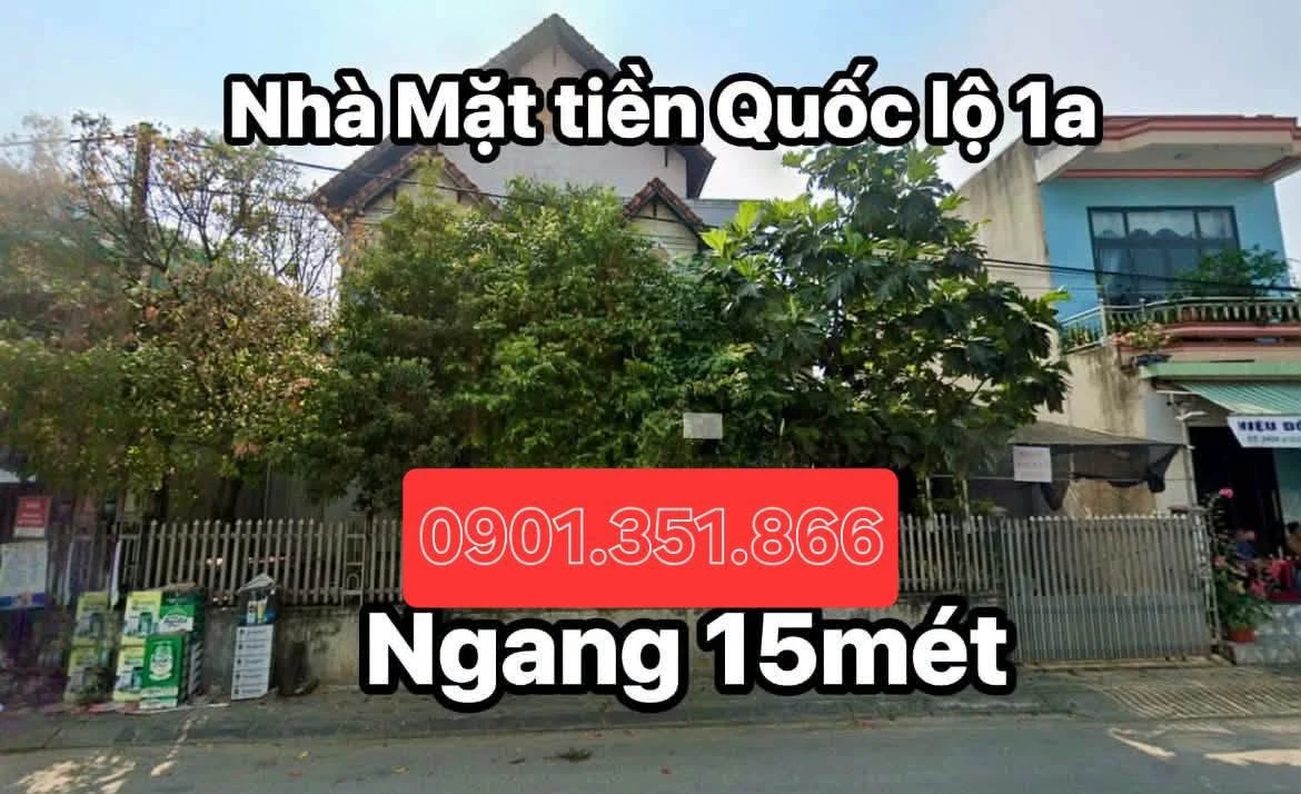 Bán biệt thự mặt tiền QL1A 213m2 1 trệt 1 lầu tại Đức Chánh, Mỏ Cày, Bến Tre - Ảnh 1