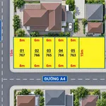 Bán 5 lô đất liền kề Đường A4, 90m² giá 1 tỷ 550 triệu - Ảnh thu nhỏ 1