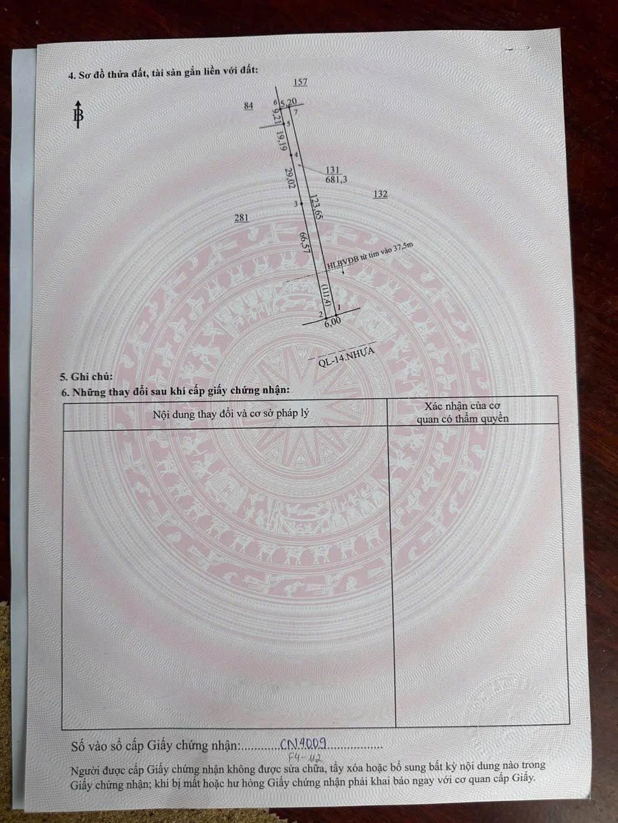 Bán lô đất Quốc lộ 14 Tân Thành, 7500 m², 1.5 tỷ - Ảnh 1