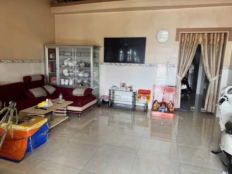 Bán nhà mặt tiền 1 trệt 1 lửng 4PN đường Nguyễn An Ninh, Lấp Vò, Đồng Tháp, 94,5m2
