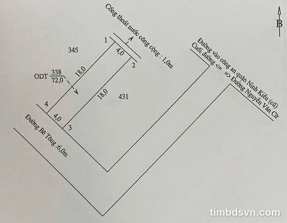 Bán nhà 3 PN Ninh Kiều, hẻm 6m, 144m², hơn 3.5 tỷ - Ảnh 1