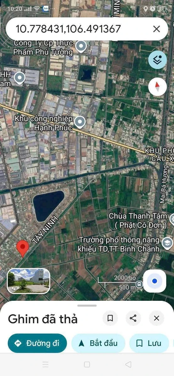 Bán nền đất 130m² Tân Đô, Tây Ninh 2.2 tỷ - Ảnh 1