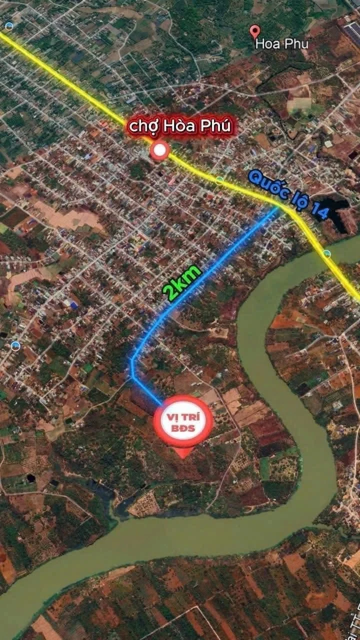 Bán đất 4,6 sào gần sông Sêrêpôk, Hoà Phú, Đắk Lắk - Ảnh 1