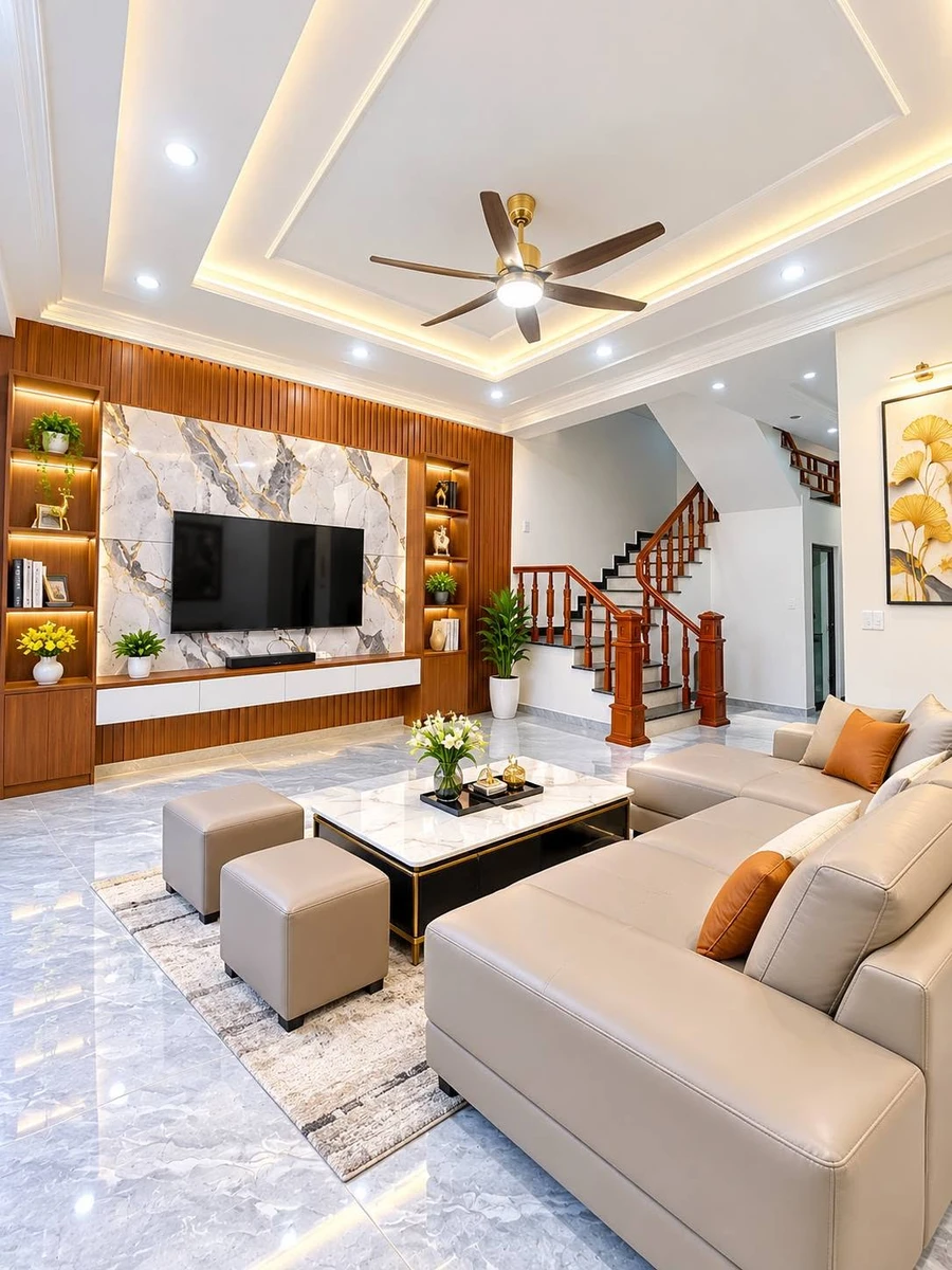 Bán nhà Vân Tra An Đồng 60m² 3 tầng, mặt tiền 5.7m - Ảnh thu nhỏ 2