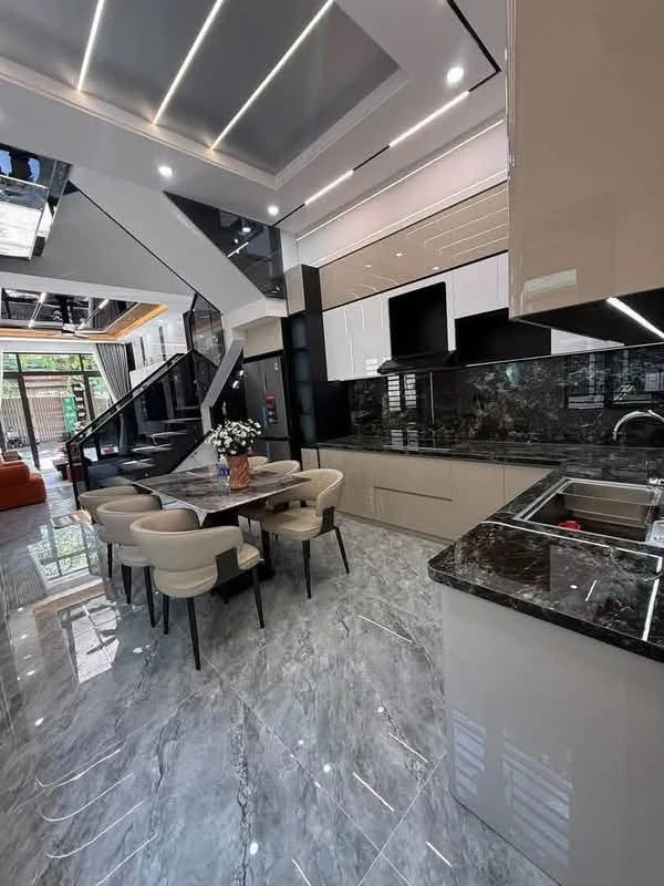 Bán nhà 3 tầng 52m2 full nội thất mặt tiền 7.5m An Khê - Ảnh thu nhỏ 3