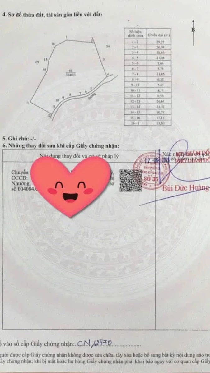 Bán đất Xã Bưng Riềng 3.600m2 mặt tiền 70m - 1 tỷ 700 triệu - Ảnh thu nhỏ 2