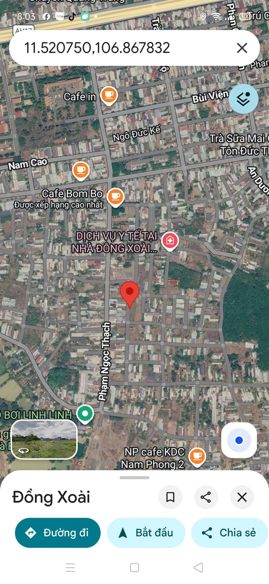 Bán đất khu phố 5 Tiến Thành 7500m2 900 triệu - Ảnh 1