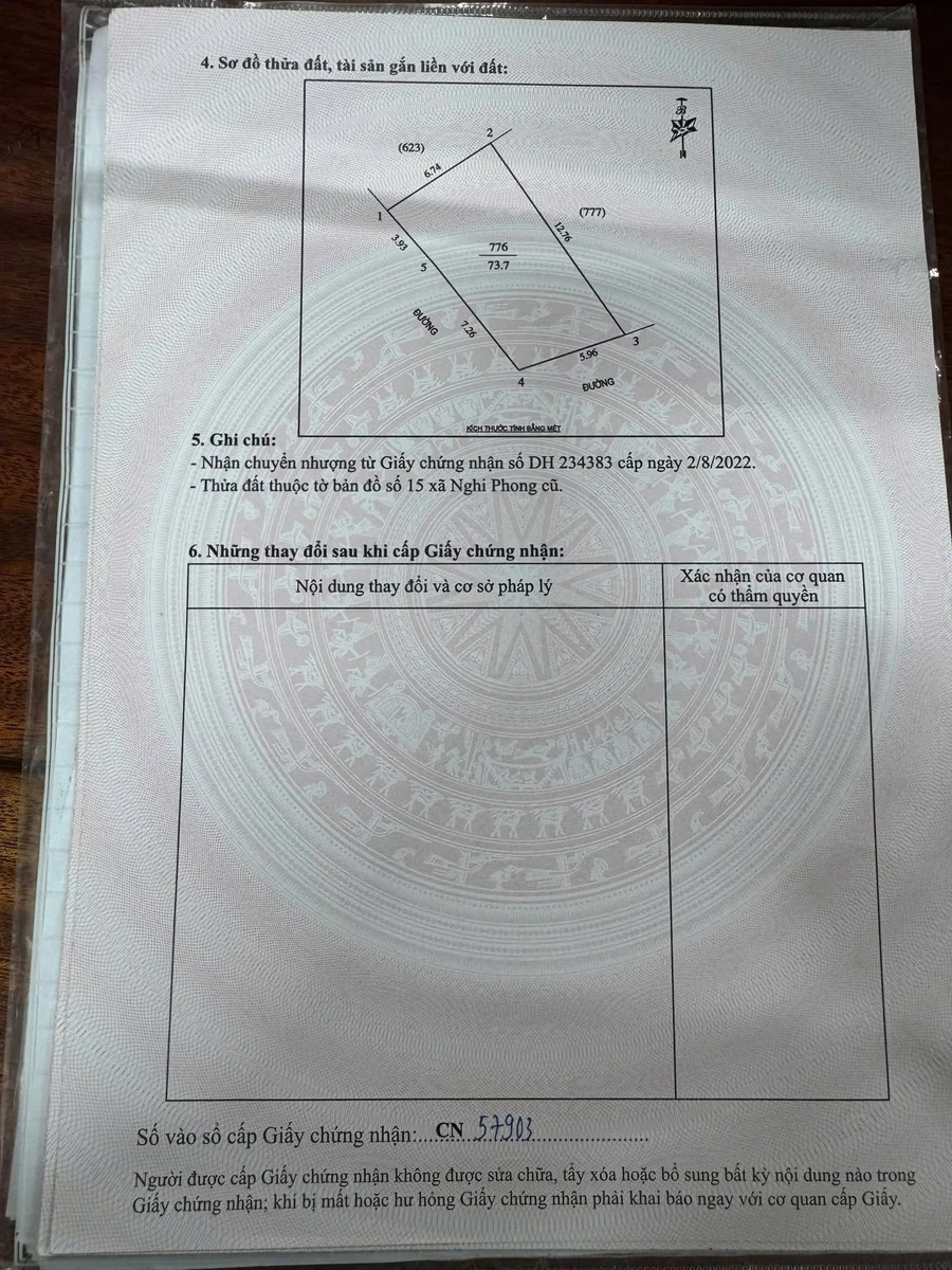 Bán đất góc 2 mặt tiền 74m2 giá 1 tỷ 60 triệu Vĩnh Lộc - Ảnh thu nhỏ 3