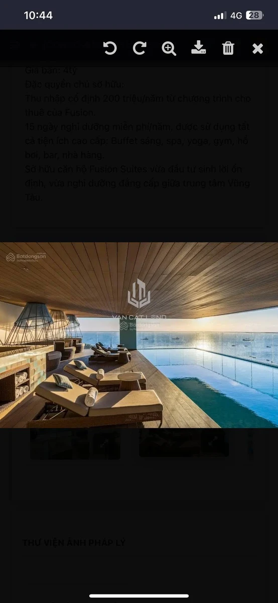 Bán căn hộ khách sạn 4 sao Fusion Suites 41m2, 1PN, giá 2,9 tỷ tại Vũng Tàu - Ảnh 1