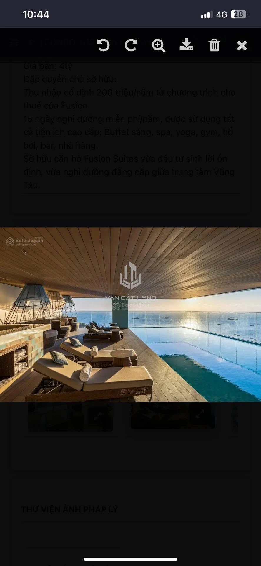 Bán căn hộ khách sạn 4 sao Fusion Suites 41m2, 1PN, giá 2,9 tỷ tại Vũng Tàu - Ảnh 1