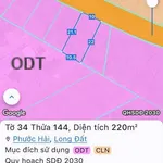 Bán đất biệt thự Phước Hải 220m² giá 1,9 tỷ - Ảnh thu nhỏ 1