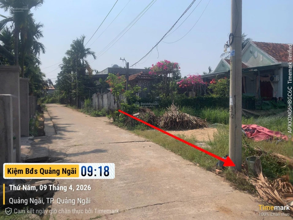 Bán đất thổ cư Tịnh Khê Quảng Ngãi 175m2 (10x35m) full TC, gần biển Mỹ Khê, 750 triệu TL - Ảnh thu nhỏ 5
