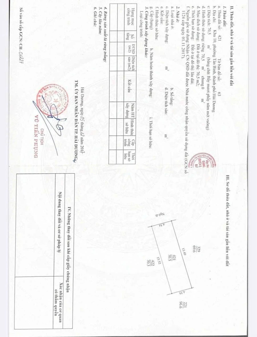 Bán lô đất 70,5m² ngõ phố Ngô Quyền, Hải Dương - Ảnh thu nhỏ 5