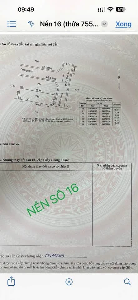 Bán đất sổ hồng riêng 82m² gần chợ Thới Hoà, Bình Tân - Ảnh 1