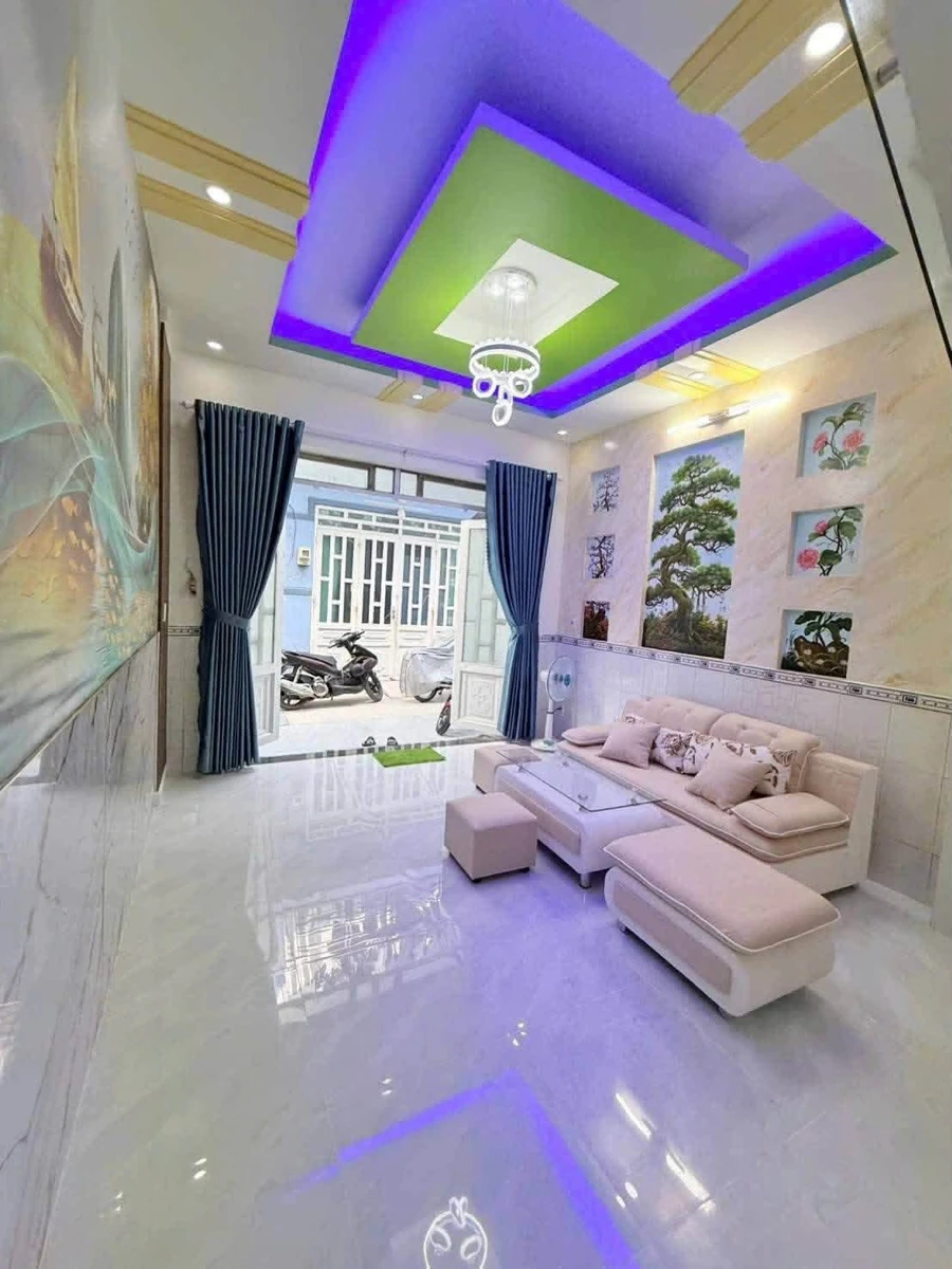 Bán nhà Hóc Môn 40m² 2PN, 1 trệt 1 lầu 1 tỷ 540 - Ảnh thu nhỏ 3
