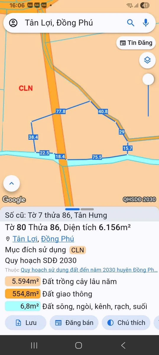 Bán vườn sầu riêng 6156m2 Đồng Phú Đồng Nai 1.6 tỷ - Ảnh thu nhỏ 3