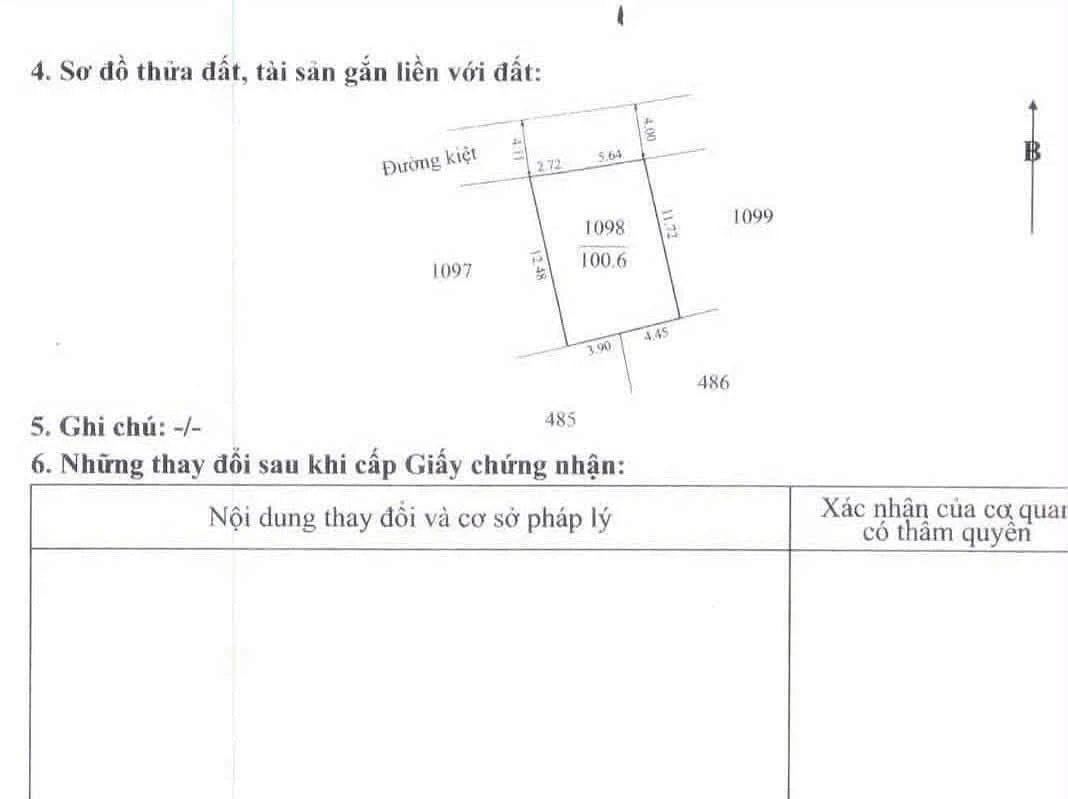 Bán lô đất 100,6m2 kiệt 82 Quảng Tế, Thủy Xuân, Huế giá 1,85 tỷ - Ảnh 1