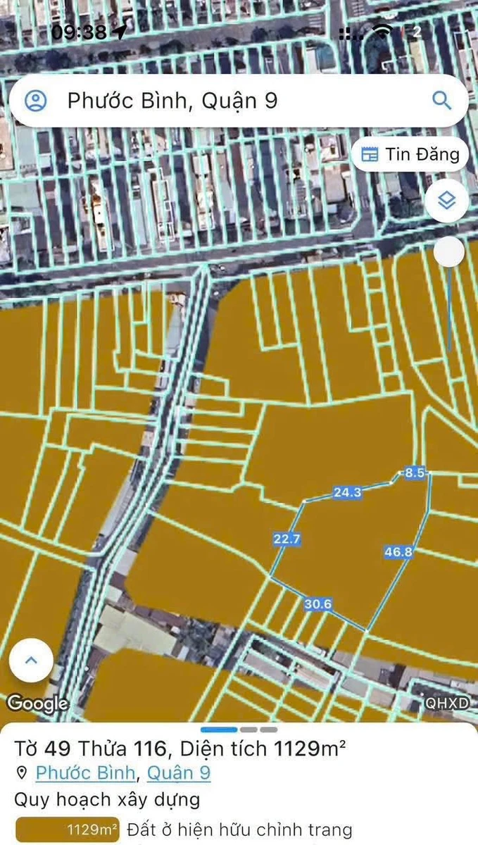 Bán đất lớn 949.5m² Phước Long, Quận 9, giá 39 tỷ - Ảnh thu nhỏ 2