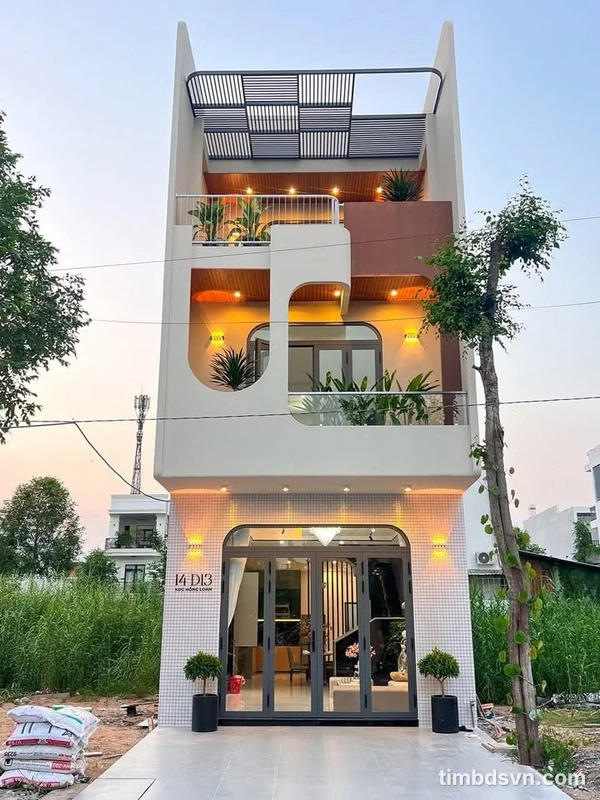 Bán nhà 1 trệt 2 lầu 80m2 mặt tiền Đường D13 Cần Thơ