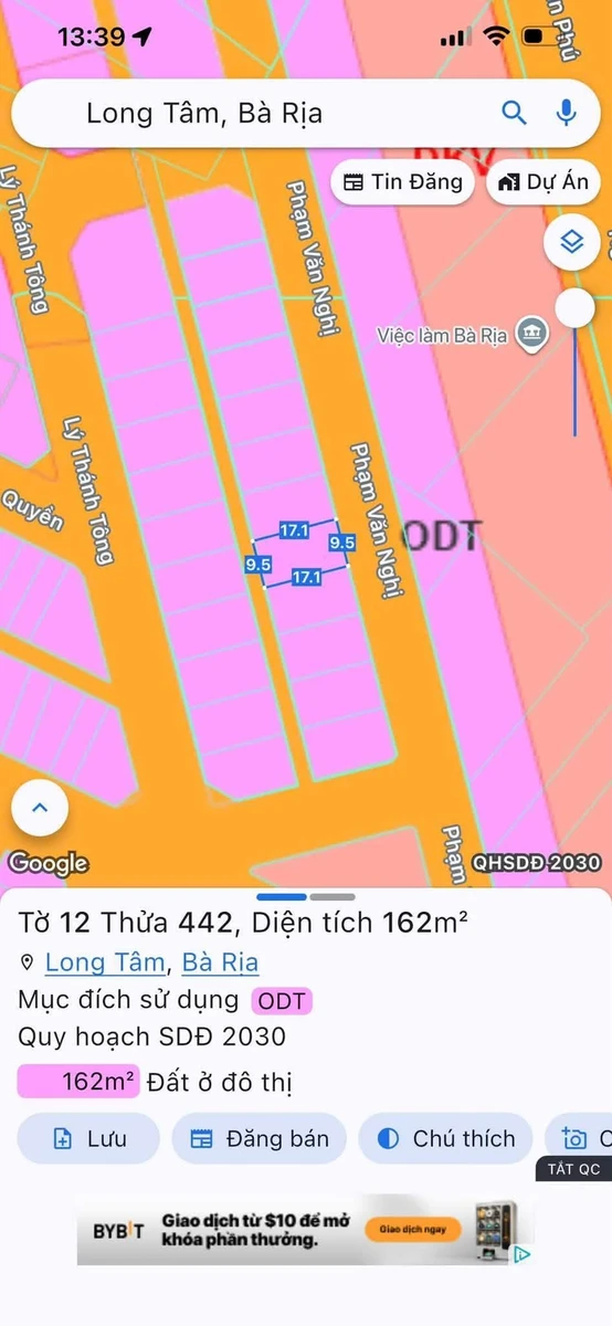 Bán đất biệt thự mặt tiền Phạm Văn Nghị, Long Tâm, Bà Rịa 163,4m2 giá 3,38 tỷ - Ảnh thu nhỏ 4
