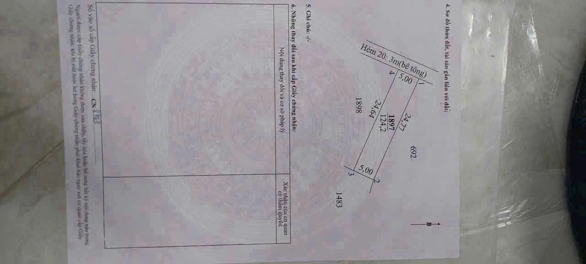 Bán đất mặt tiền hẻm Đặng Văn Truyện Tân An 123m² - Ảnh thu nhỏ 3