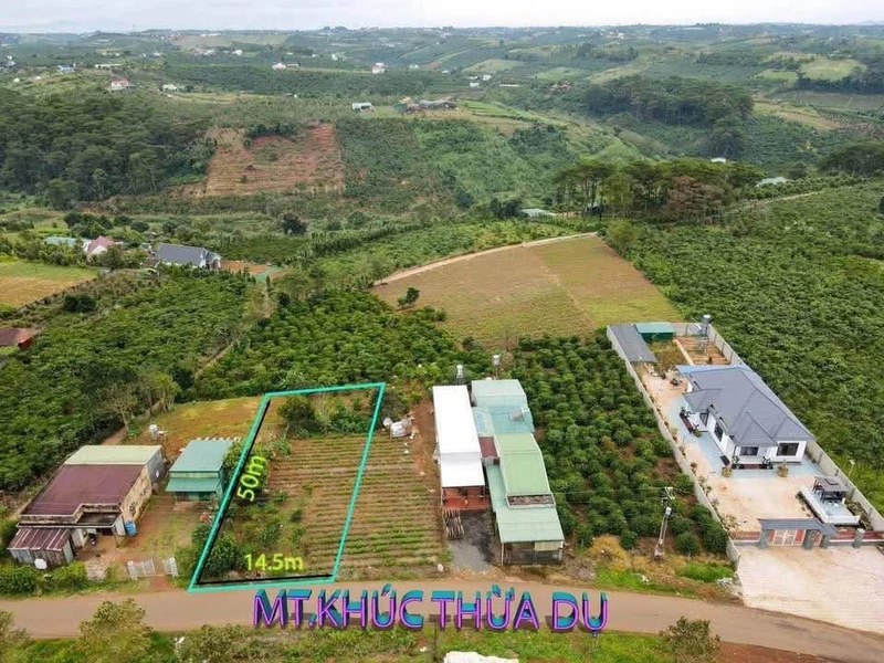Bán đất 667m² mặt tiền Khúc Thừa Dụ Bảo Lộc 4,35 tỷ