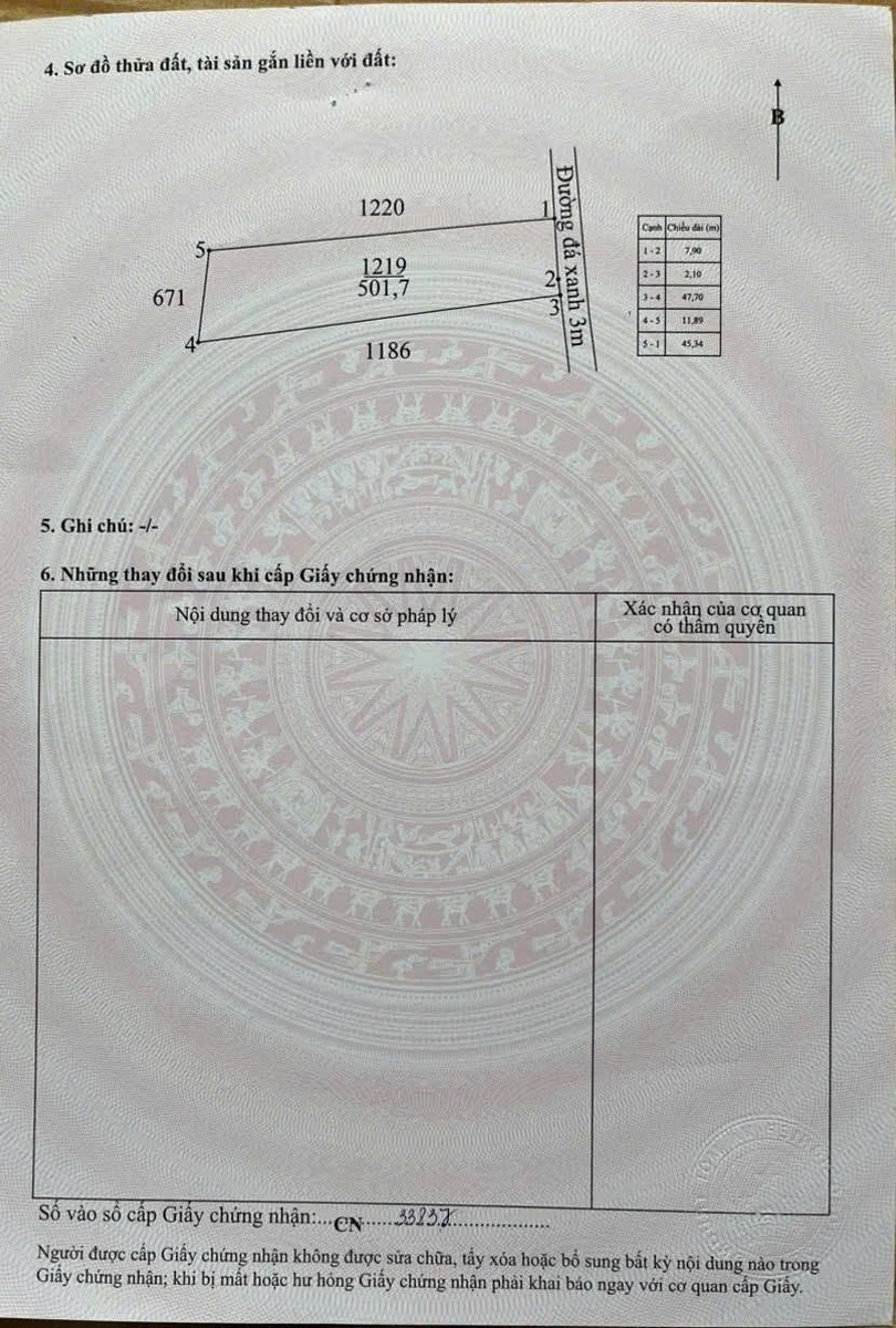 Bán đất 2 lô 1000m² Mỹ Hạnh Nam, Hóc Môn - 3 tỷ 800 triệu - Ảnh thu nhỏ 5