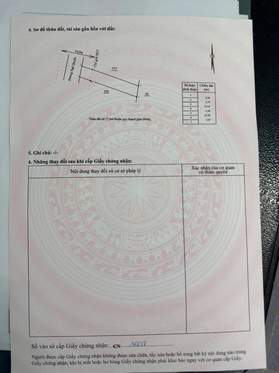 Bán đất Diên Khánh mặt đường Ngô Quyền 149m2, 3 tỷ 100 triệu - Ảnh thu nhỏ 4