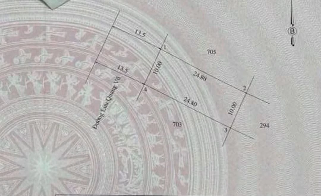 Bán đất 248m2 đường Lưu Quang Vũ 13 tỷ - Ảnh 1
