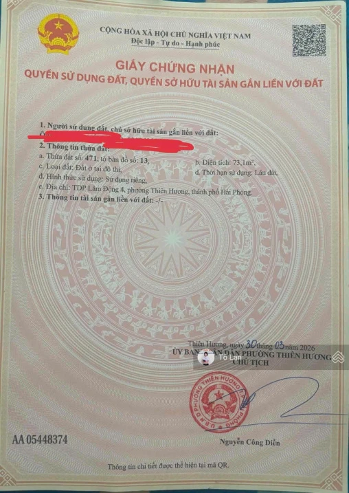 Hàng đẹp mặt đường 203 Lâm Động 73.1m2, chỉ 3 tỷ 7 lô đất mặt đường 203 - Ảnh thu nhỏ 5