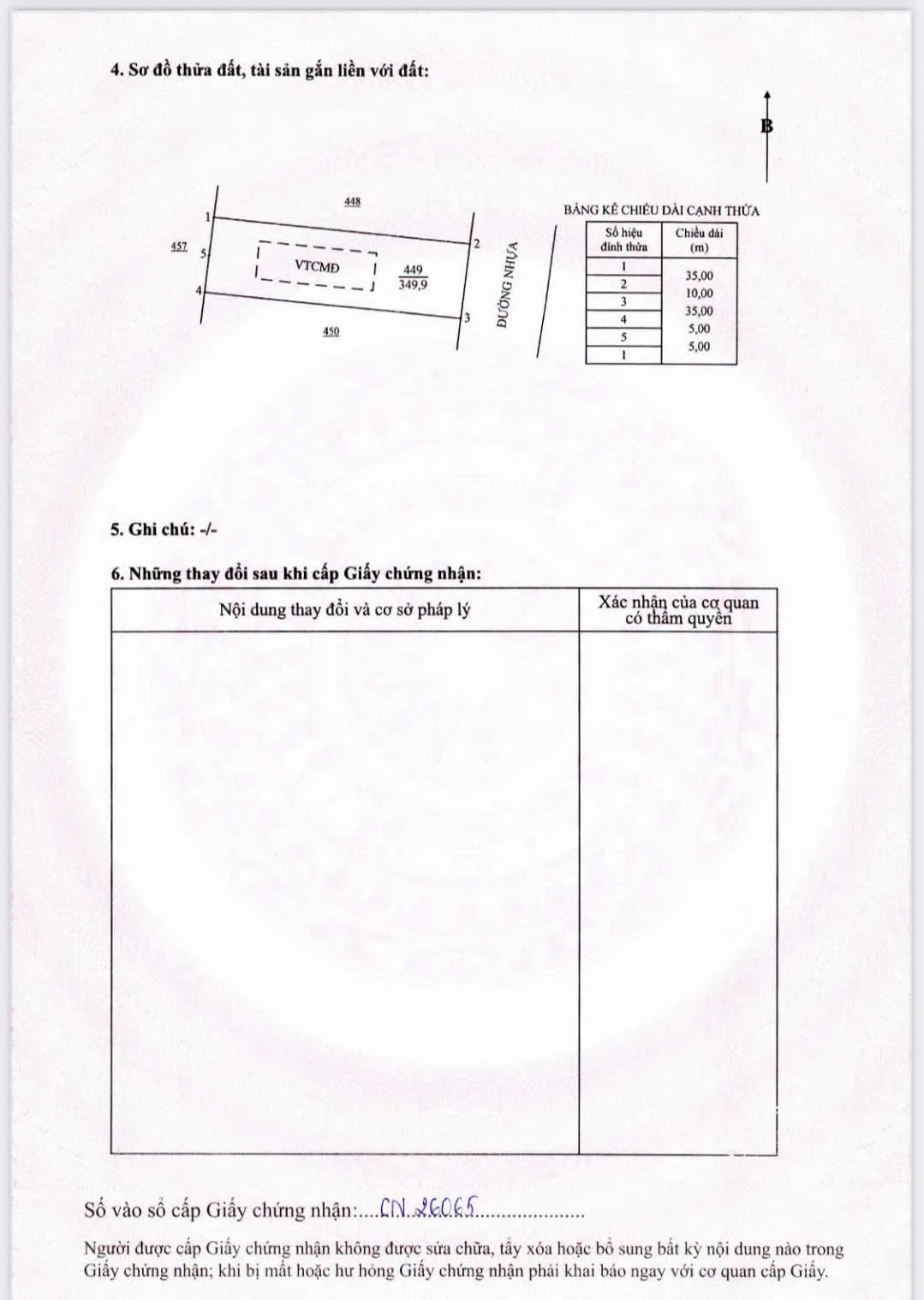 Bán đất mặt tiền Nguyễn Huệ 349m² Đất Đỏ 1 tỷ 650 - Ảnh 1