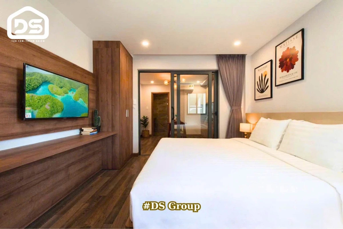 Cho thuê căn hộ 1 phòng ngủ 35m2 full nội thất gần biển Hòn Chồng, Nha Trang - Ảnh thu nhỏ 2