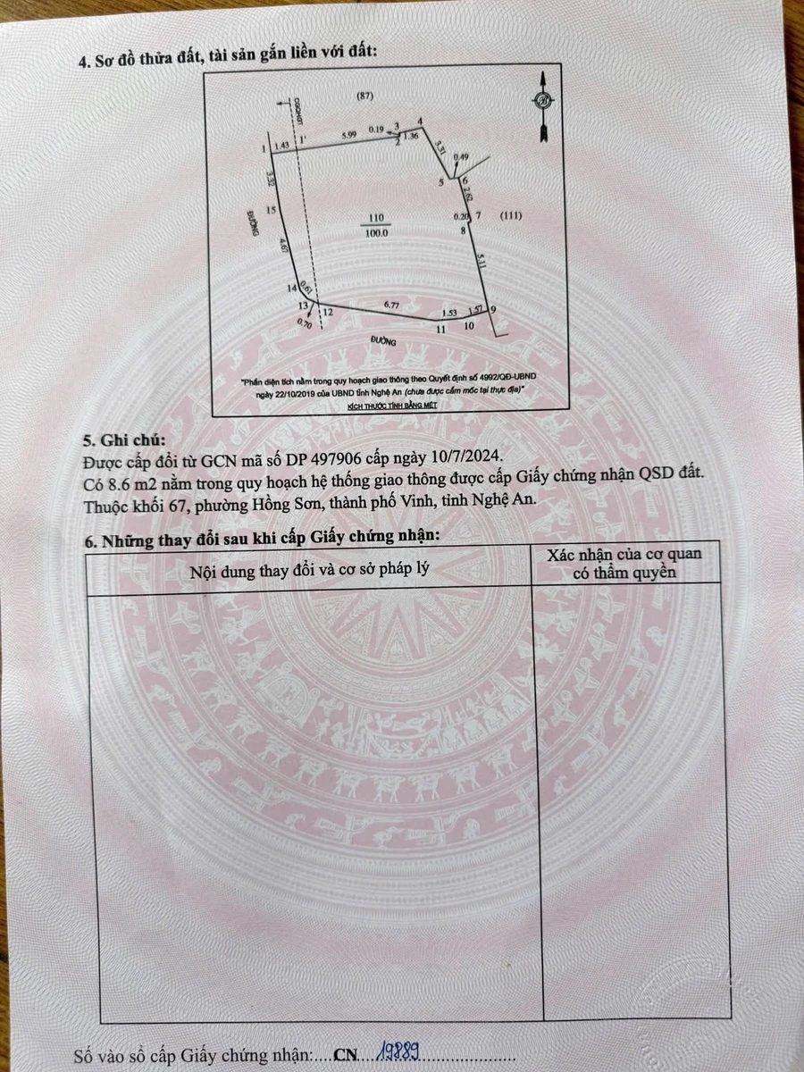 Bán nhà 3 tầng lô góc 100m² Nguyễn Trọng Đương, TP Vinh - Ảnh 1