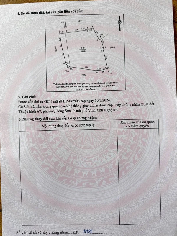 Bán nhà 3 tầng lô góc 100m² Nguyễn Trọng Đương, TP Vinh