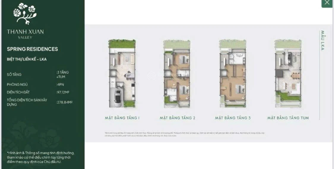 Chủ đi nước ngoài cần chuyển nhượng gấp căn BT liền kề góc Thanh Xuân Valley đối diện Intercon - Ảnh thu nhỏ 4