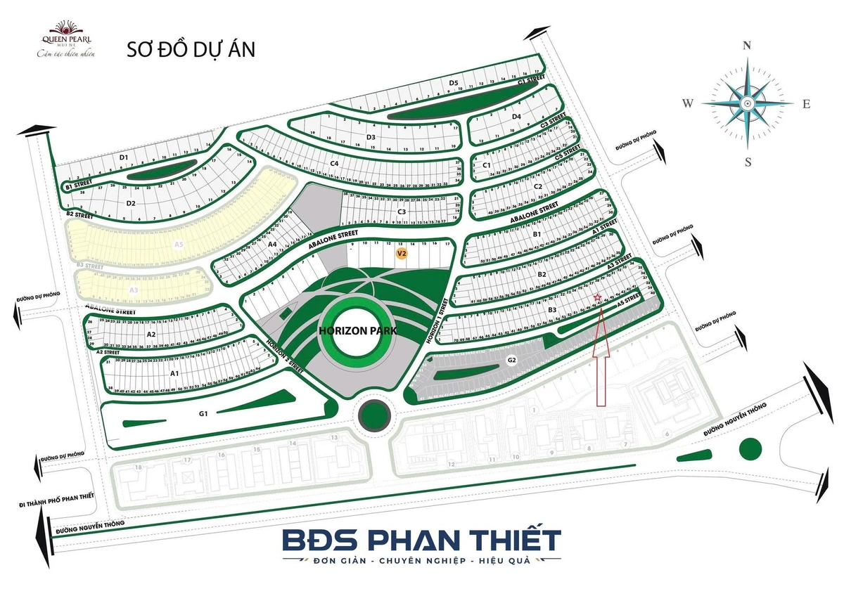 Bán đất nền Queen Pearl view biển 100m2, Phần Thiết - Ảnh 1