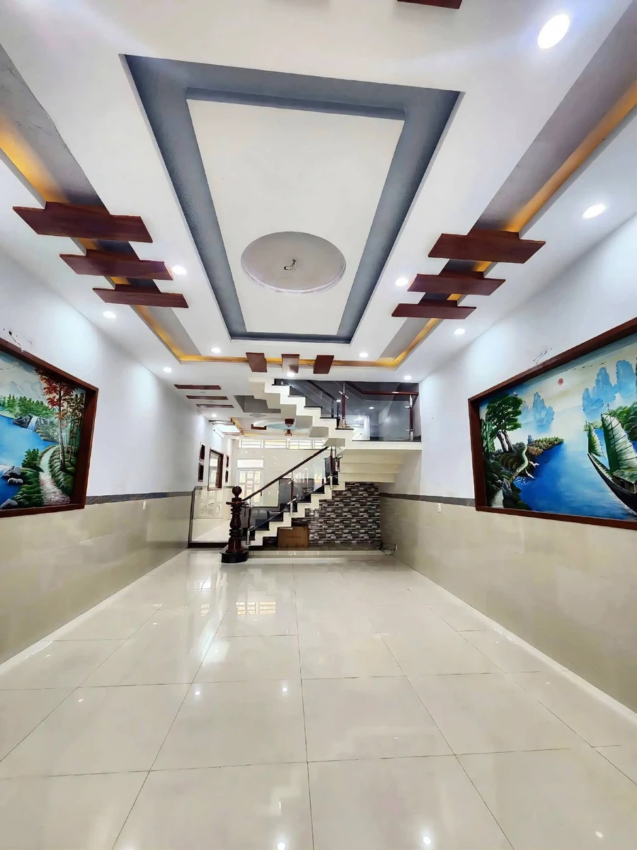Bán nhà 1 trệt 2 lầu 112m² mặt tiền Châu Văn Lồng, Bình Dương - Ảnh thu nhỏ 3