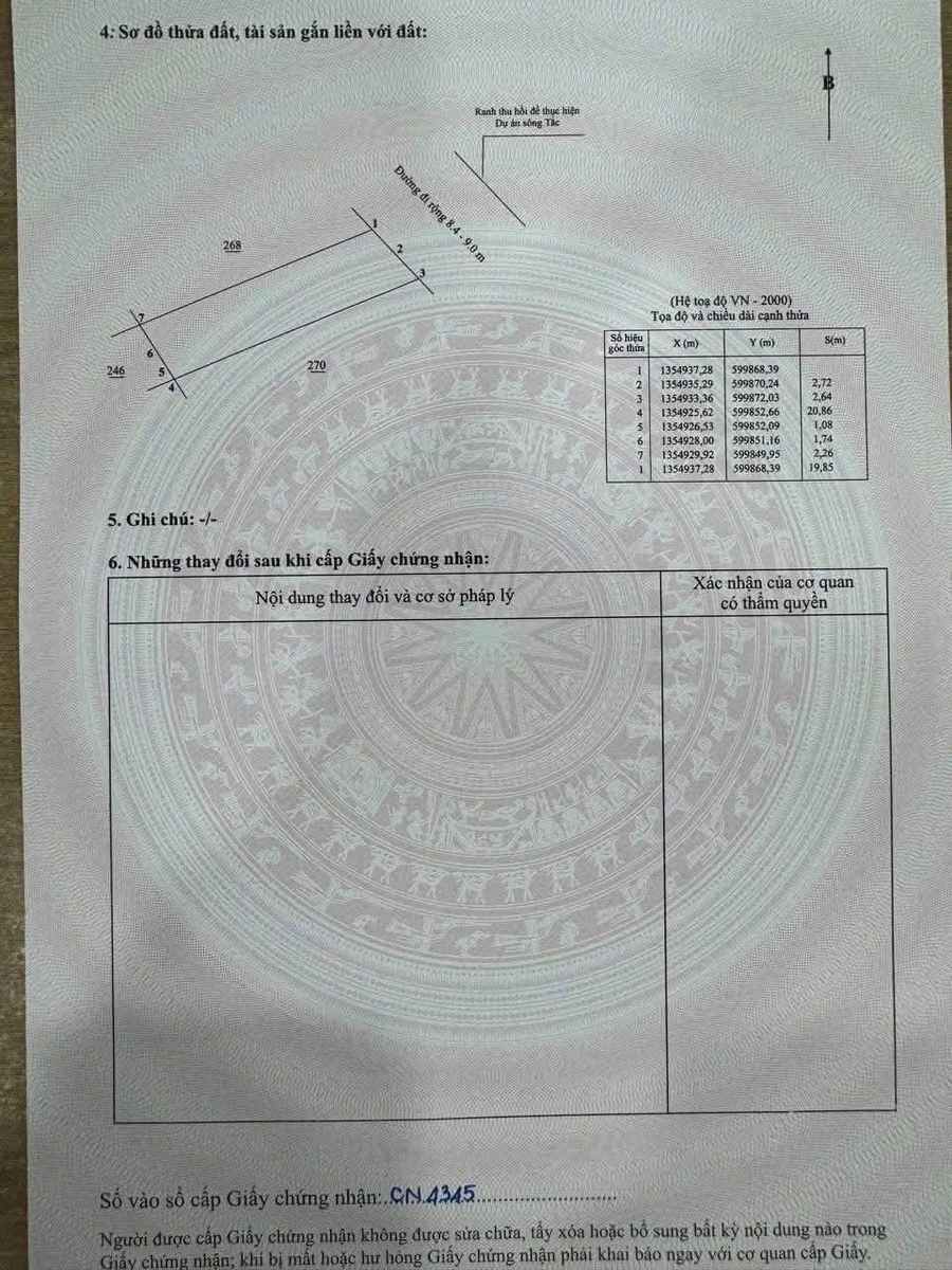 Bán đất 101m2 Vĩnh Hiệp, Bình Chánh 2,75 tỷ - Ảnh thu nhỏ 2