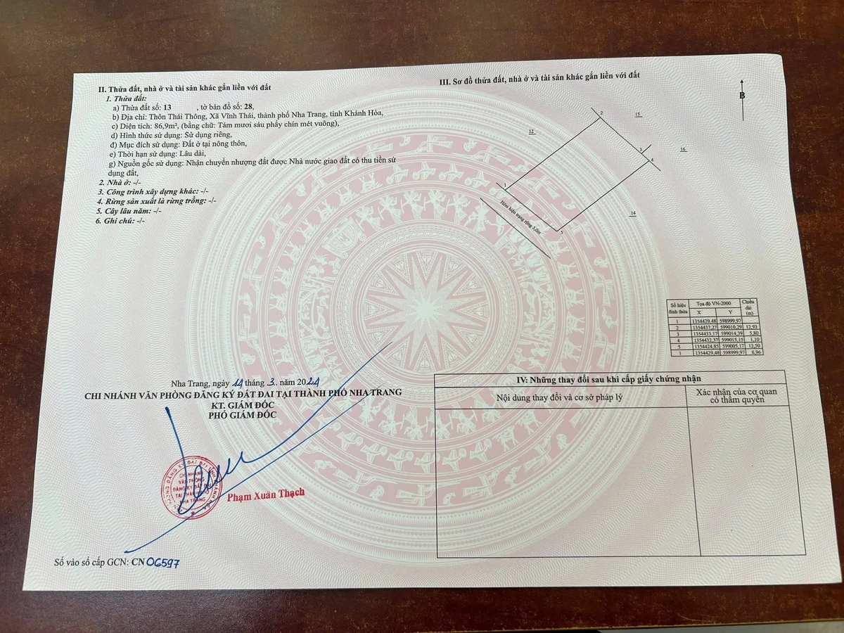 Bán đất hẻm ô tô 86.9m2 ngang 7m Nha Trang 2 tỷ 6 - Ảnh thu nhỏ 4