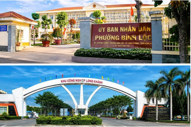 Bán 2 miếng đất sau chợ Bình Lộc, Đồng Nai, hơn 500m2