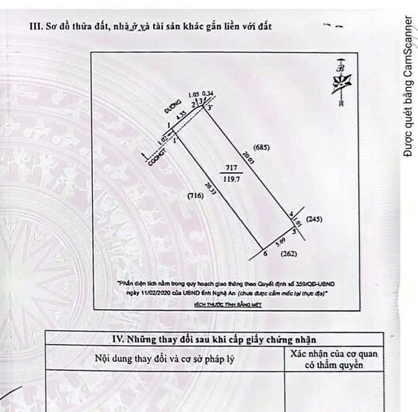Bán đất 119,7 m² Lê Viết Thuật, Nghệ An hơn 3 tỷ - Ảnh thu nhỏ 3