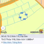 Bán đất CLN 1000m² Bàu Hàm Trảng Bom - Ảnh thu nhỏ 1