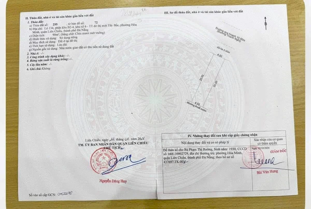 Bán đất mặt tiền đường Thanh Nghị 90m2 khu E Kim Long, Đà Nẵng giá 6,75 tỷ - Ảnh thu nhỏ 2