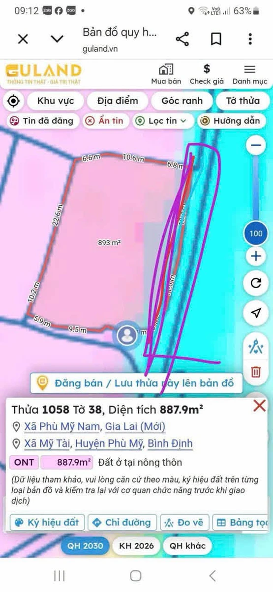 Bán đất 900m² mặt sông Gia Lai chỉ 890 triệu - Ảnh thu nhỏ 2