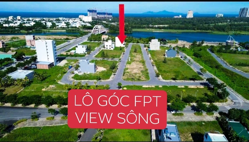Bán lô góc FPT Đà Nẵng view sông 222m², 12.5 tỷ