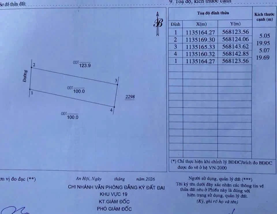 Bán nền mặt tiền 100m² Hẻm Sân Bia gần Cầu Bản - Ảnh thu nhỏ 5