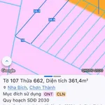 Bán đất THỔ CƯ 193m2 xây nhà trọ tại Nha Bích, 1 tỷ 2 - Ảnh thu nhỏ 2