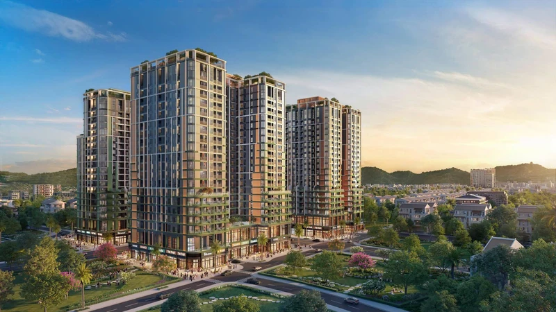 Bán căn hộ 2PN Fours Tower Đà Nẵng 54,6m² có sân vườn