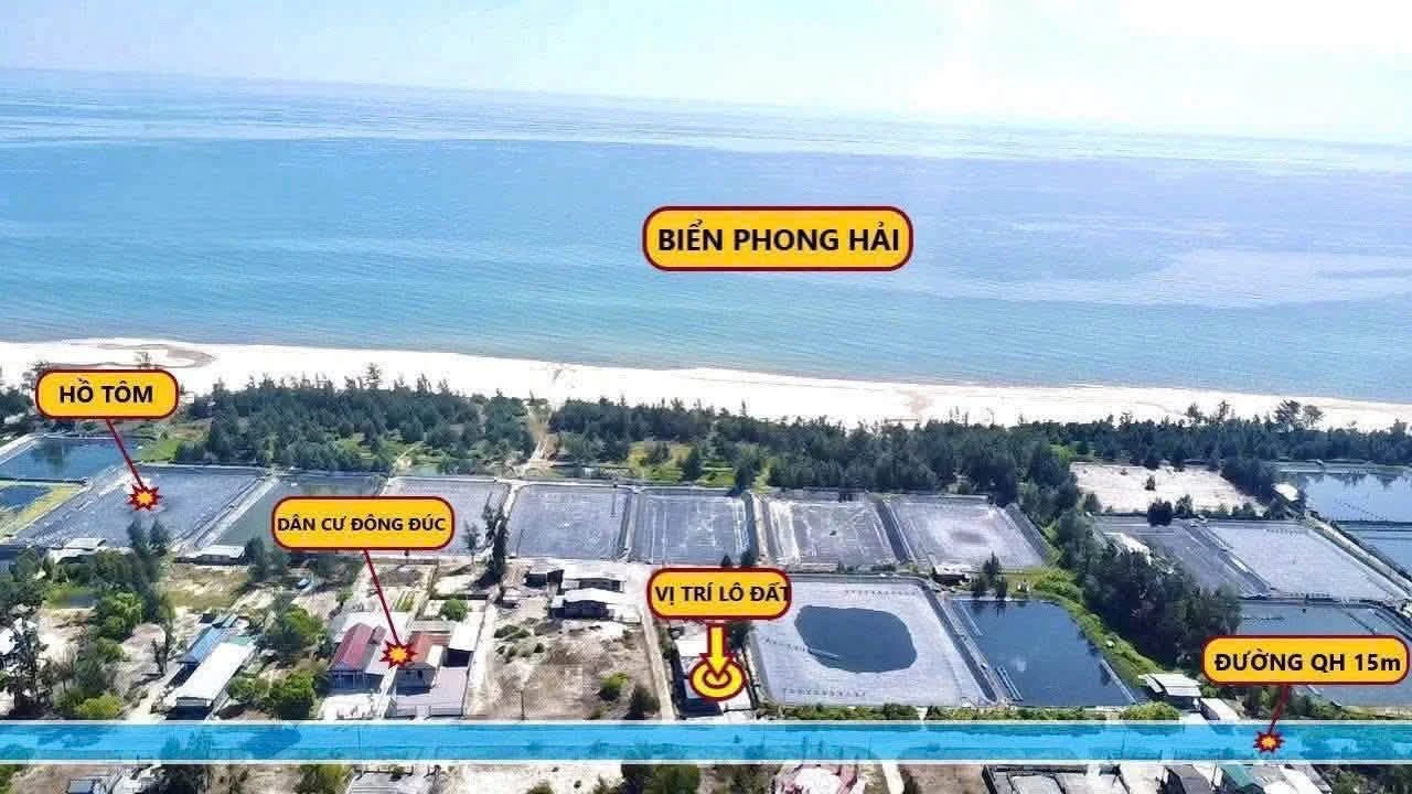 Bán lô đất biển Phong Hải 239m² 890 triệu Huế - Ảnh 1