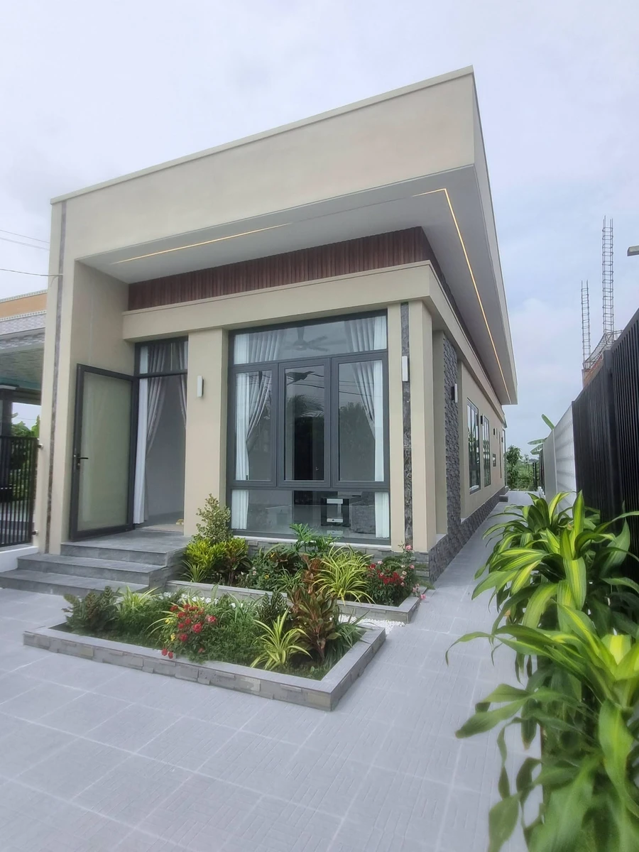 Bán nhà 3PN, 297m² sân vườn, sổ hồng riêng tại Tân Tây, Gò Công Đông, Tiền Giang - Ảnh thu nhỏ 3